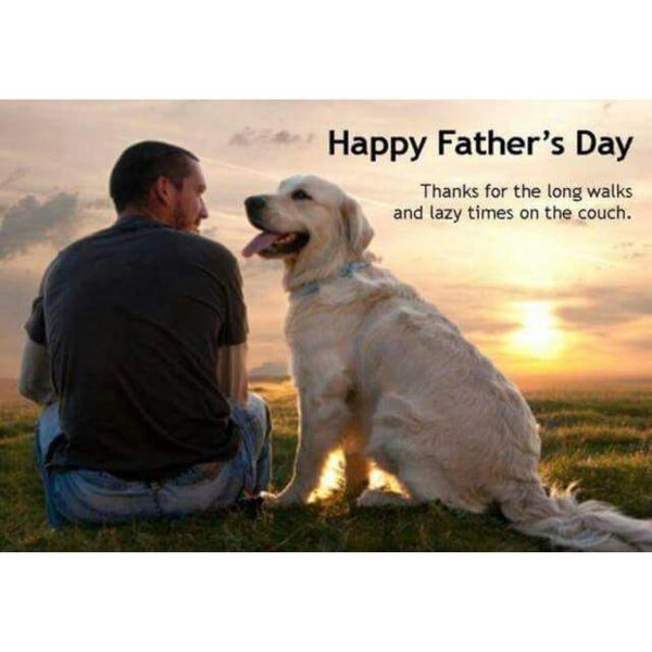 happy fathers day images with dogs