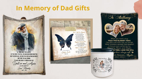 in memory of dad gifts, memorial gifts for loss of husband