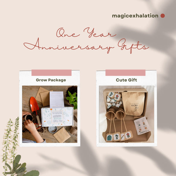 1 Year Anniversary Girlfriend Gifts | Magic Exhalation