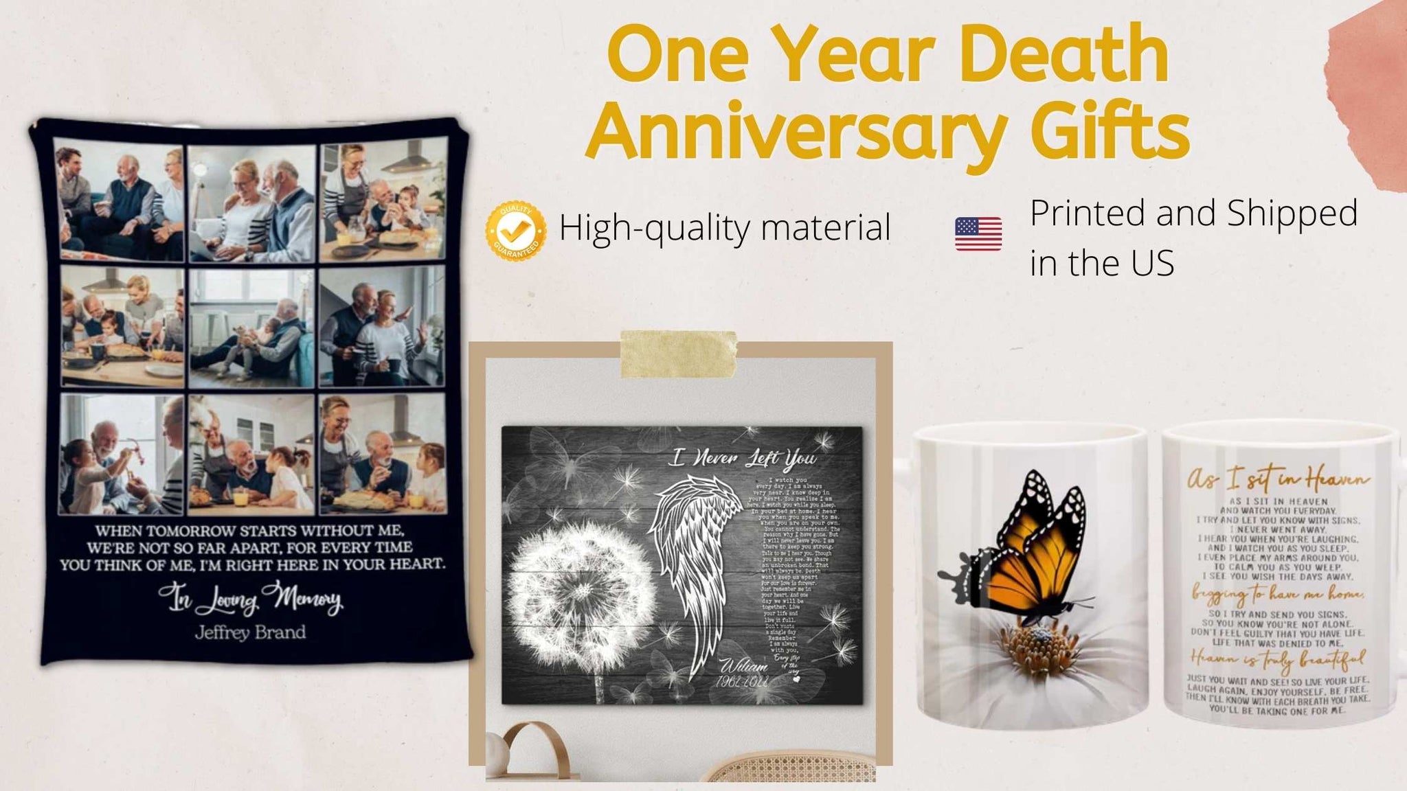 one year death anniversary gifts, gifts for widowed wife