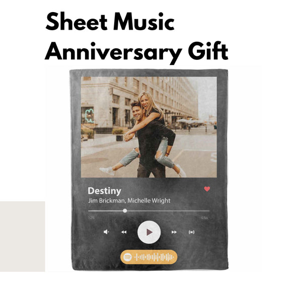 sheet music anniversary gift