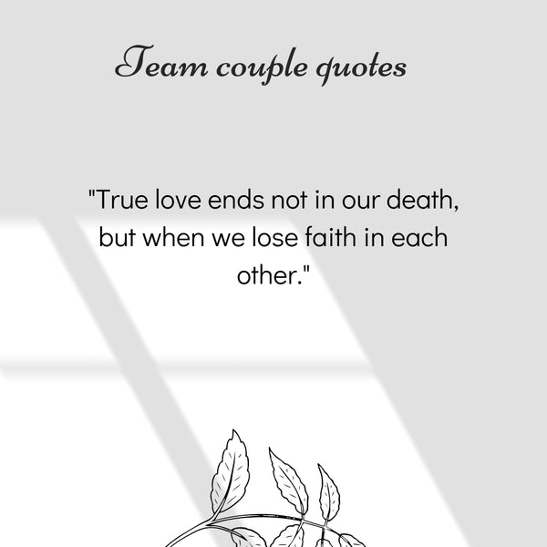 team couple quotes, couple team quotes, quotes about couples being a team