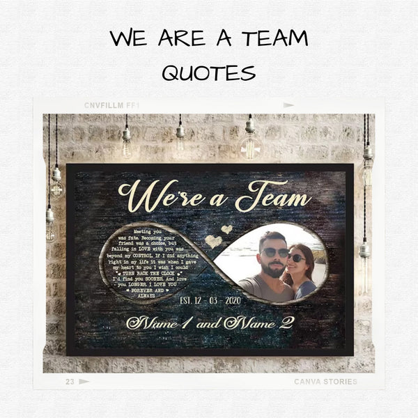 we are a team love quotes