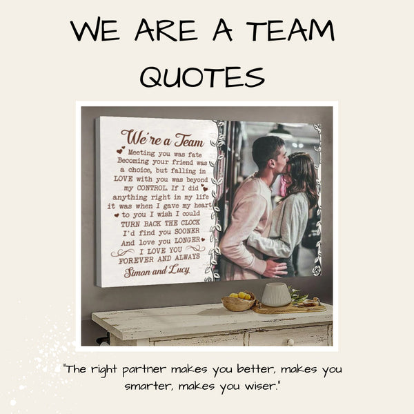 we're a team quotes