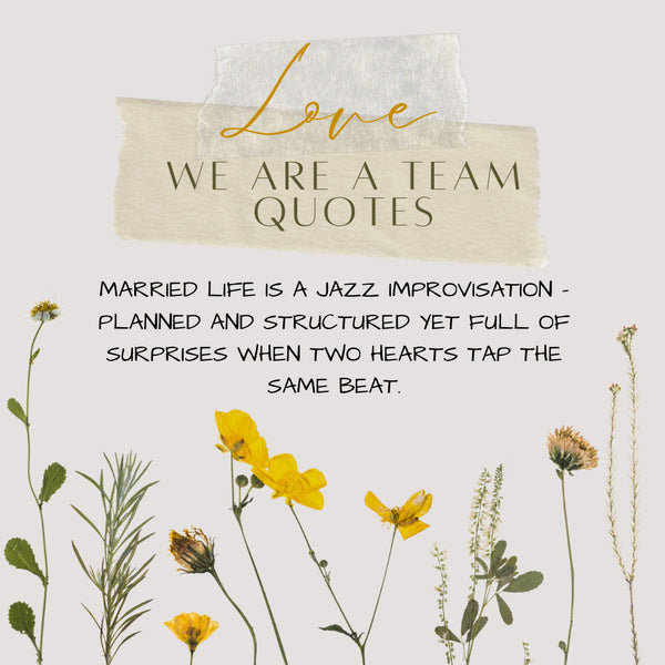 we're a team love quotes