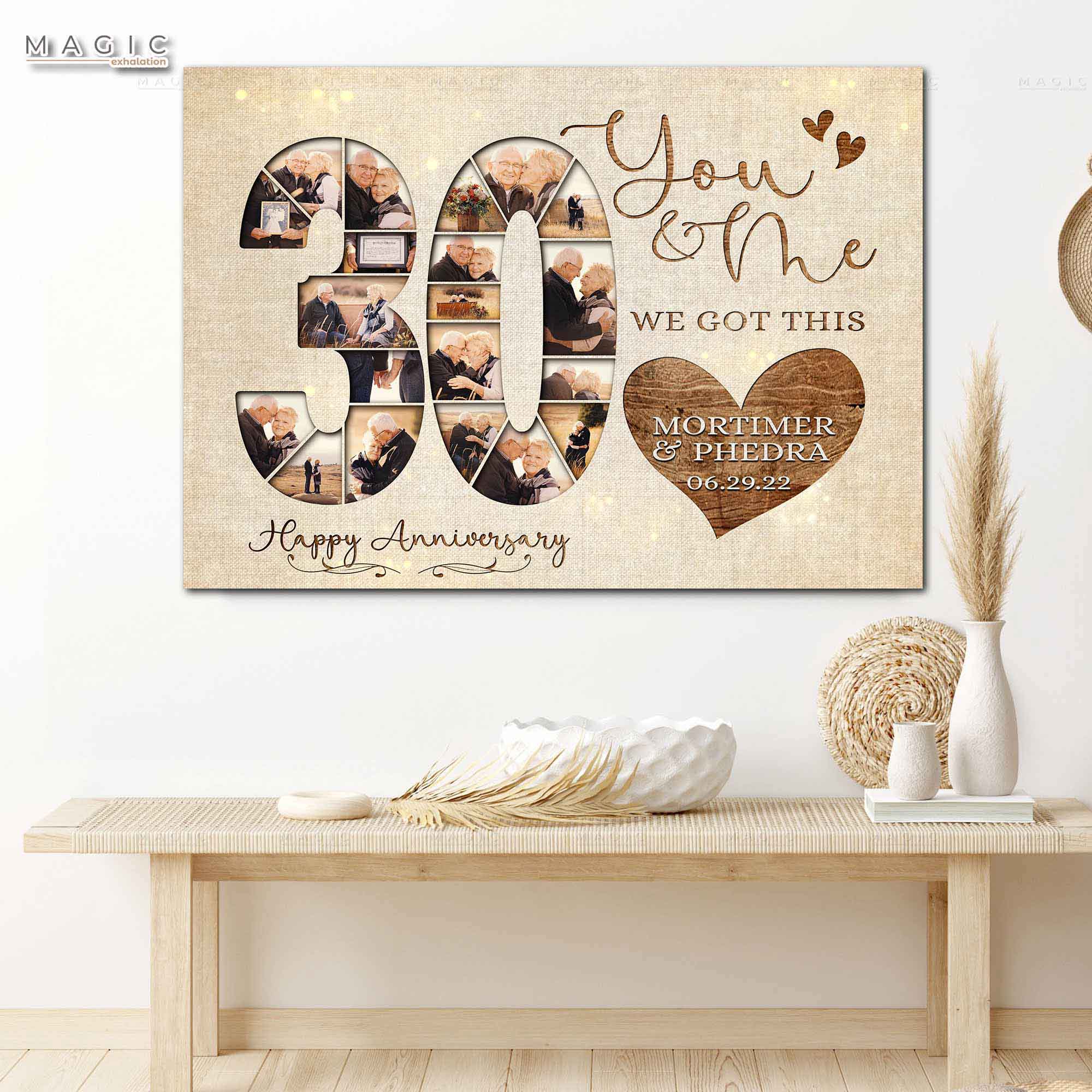 30-year-wedding-anniversary-gifts-custom-photos-on-canvas-decor