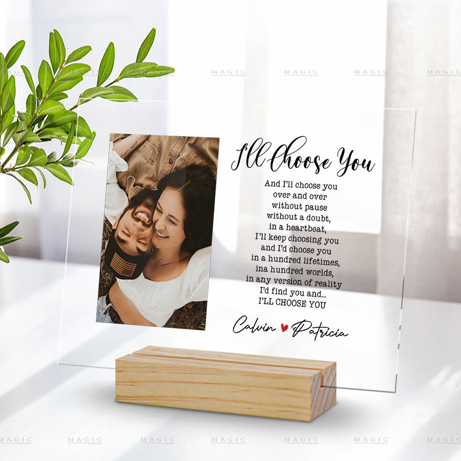 Personalised Valentines Gifts for Him | Song and Picture Plaque ...