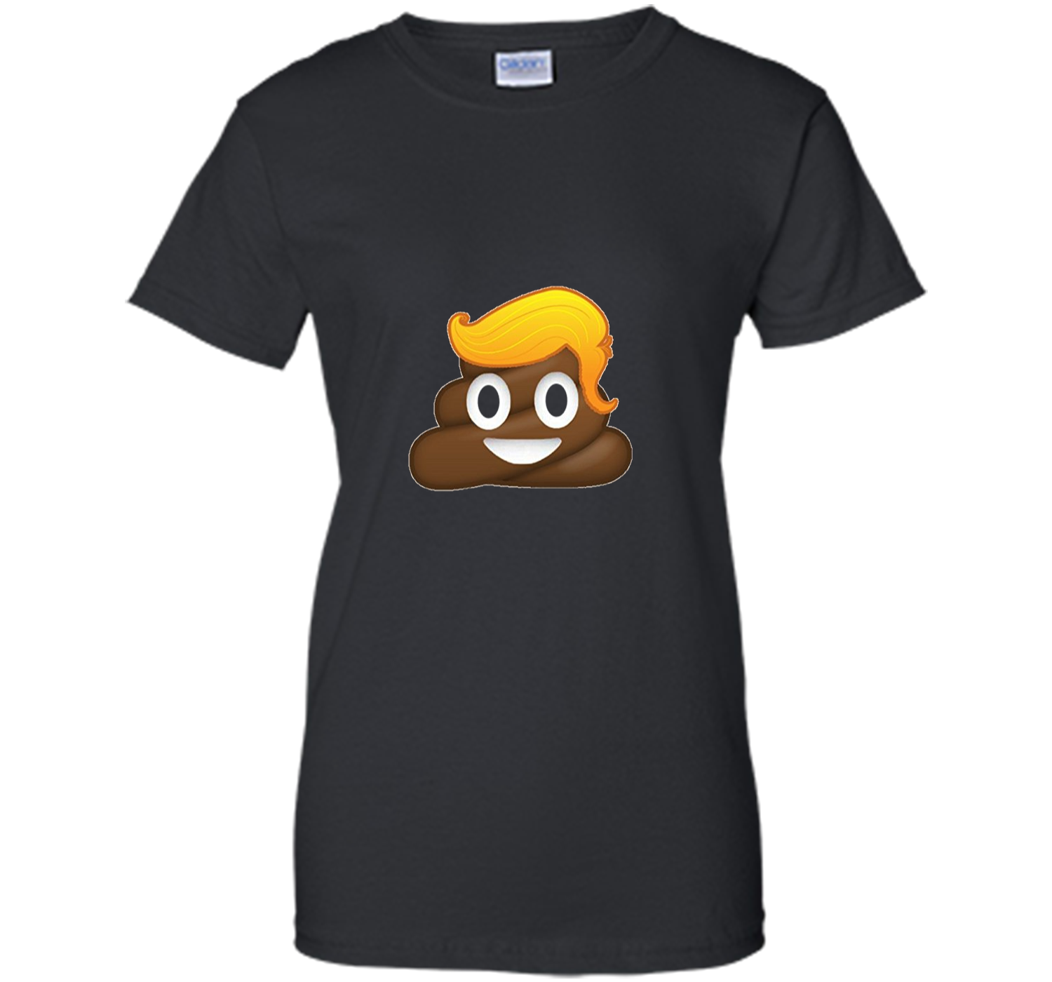 Donald Trump Poop Emoji T Shirt Funny Meme Ladies Custom Pin My Tees