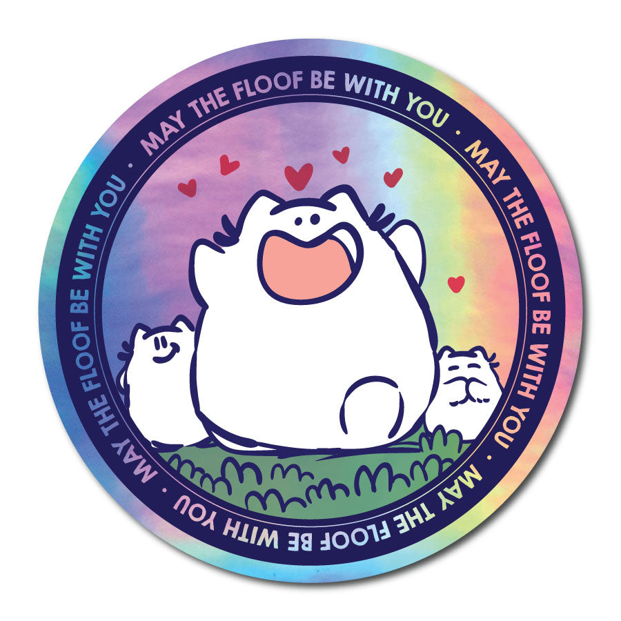 Cup of Kindness Holographic Sticker – BeKyoot