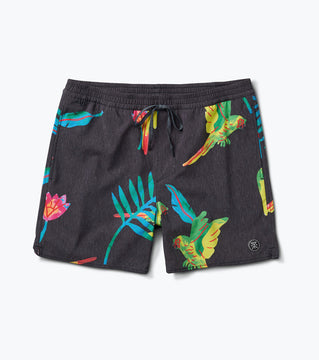 Shorey Macaw Black Boardshorts