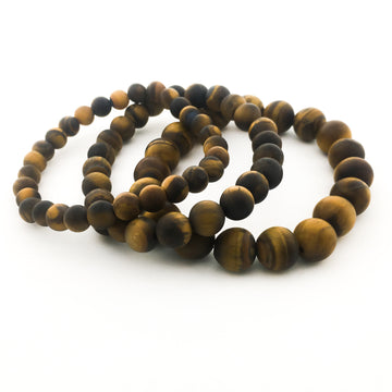 Men's Matte Tiger's Eye Bracelets