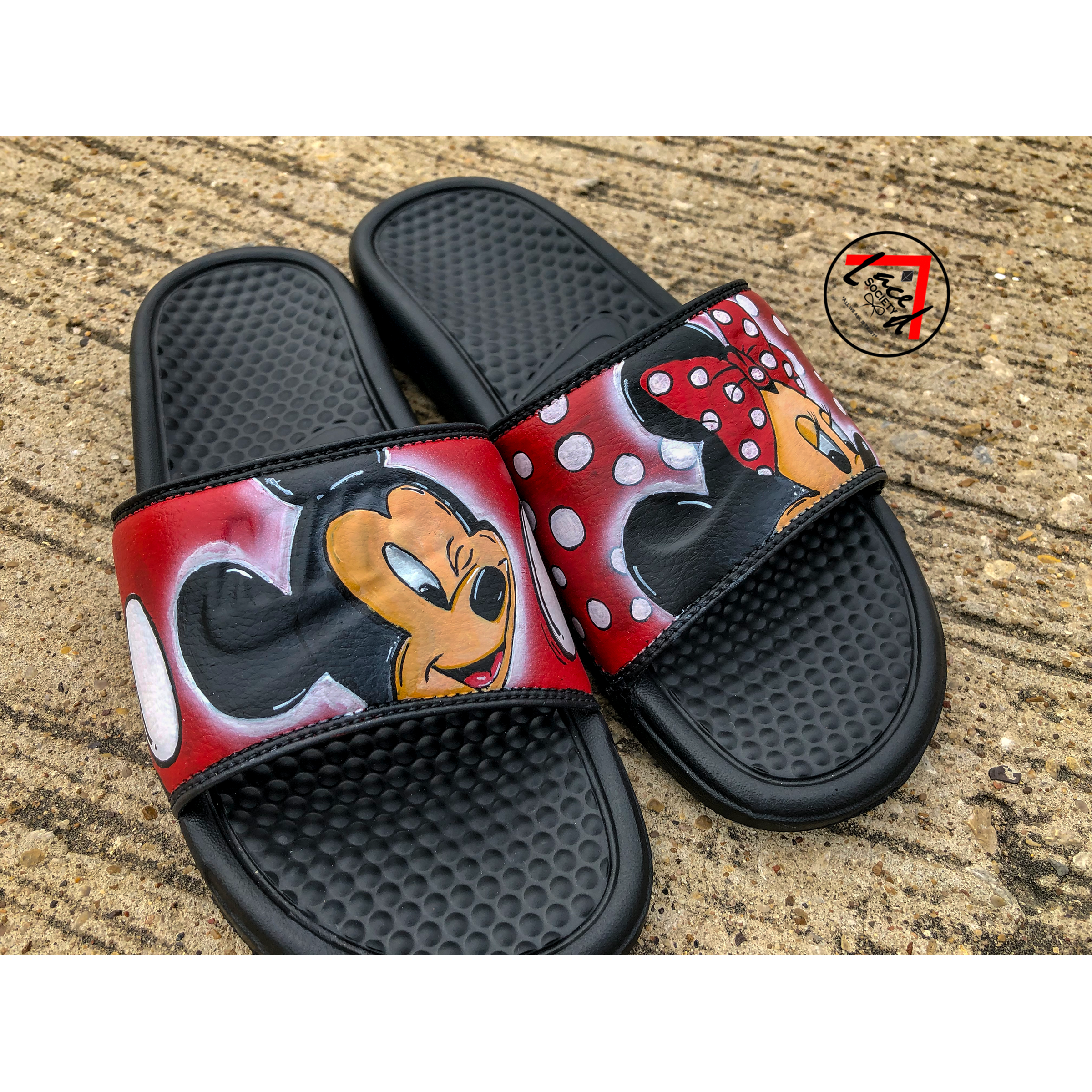 custom benassi slides