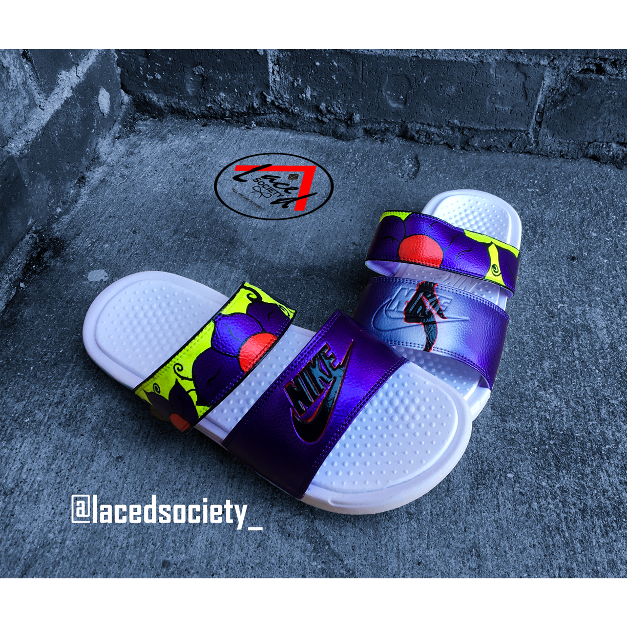 nike benassi custom