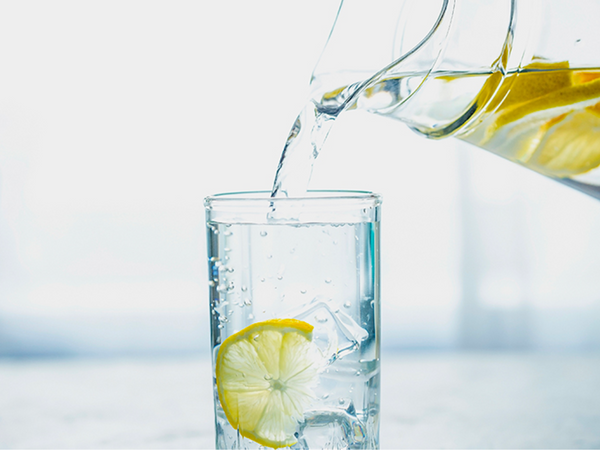 Lemon Water. Delicious celebrations.