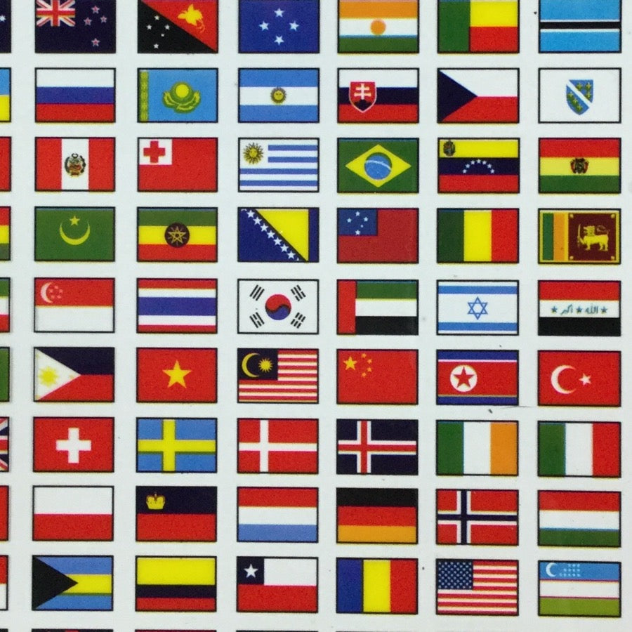 Mini Flags of the World