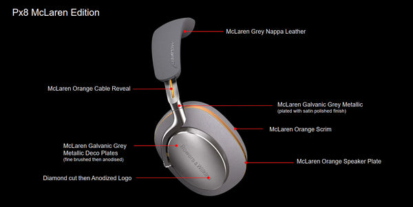 Bowers & Wilkins PX8 McLaren Edition Headphones 