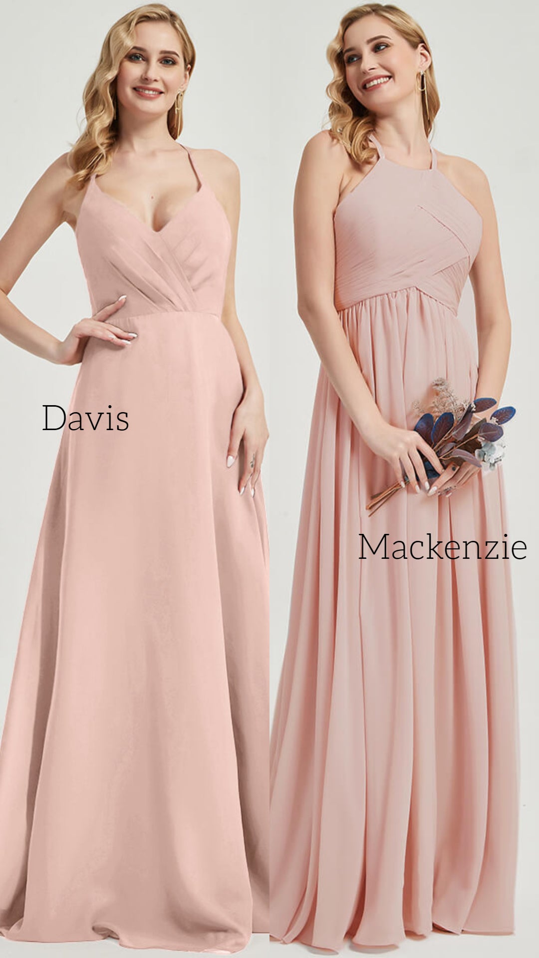 Dusty Pink Bridesmaid Dress