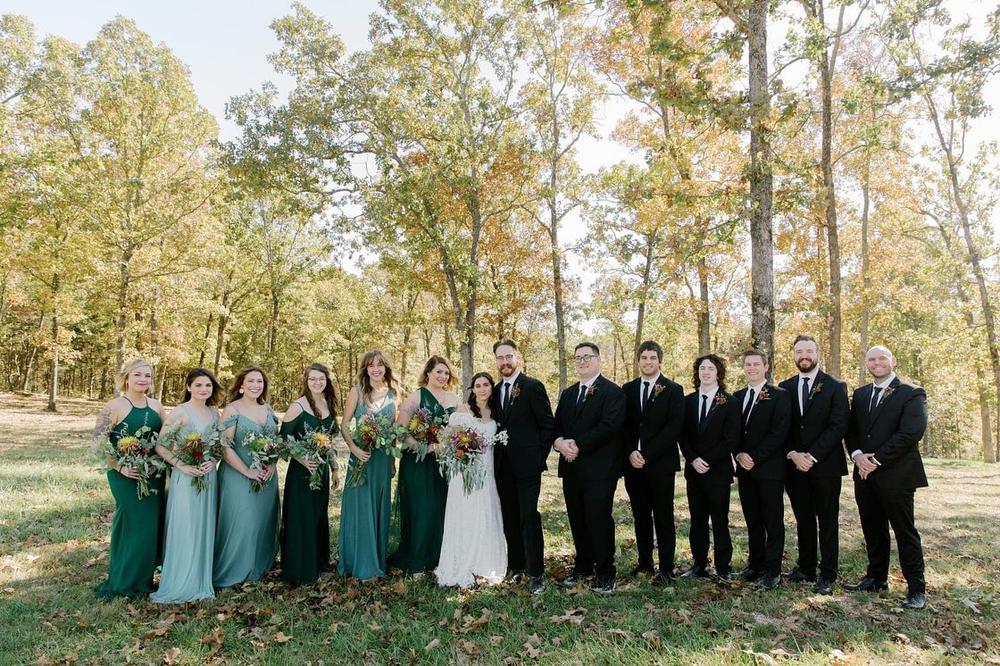Green bridesmaid dresses are popular for weddings in 2023-Green Collection Bridesmaid Dresses