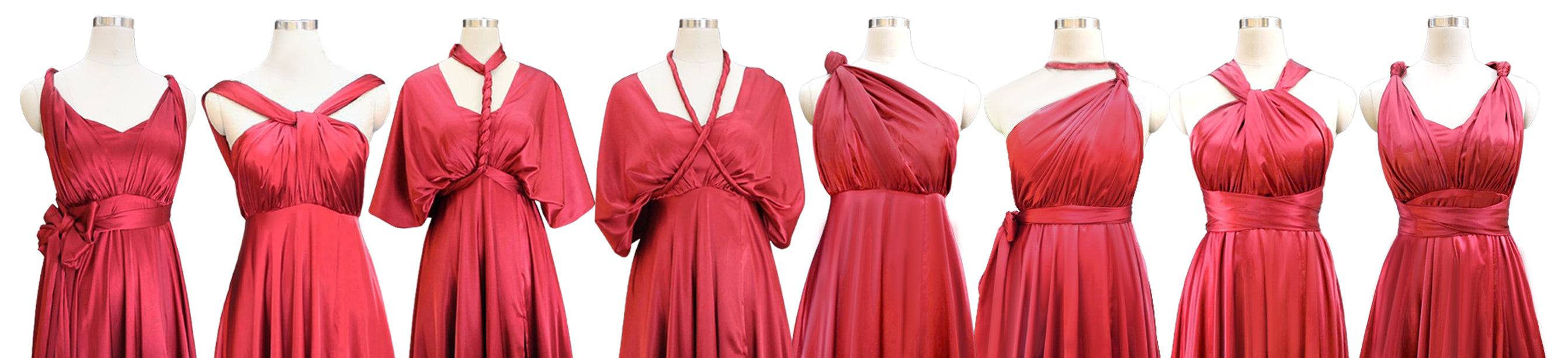 NZ Bridal 8 Ways to Style Satin Infinity Dress