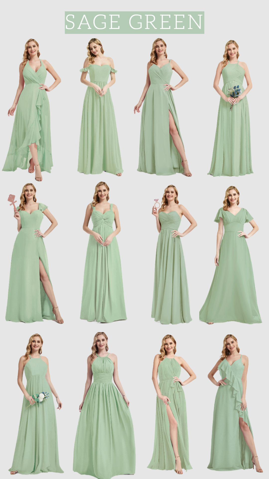 Sage Green Bridesmaid Dress