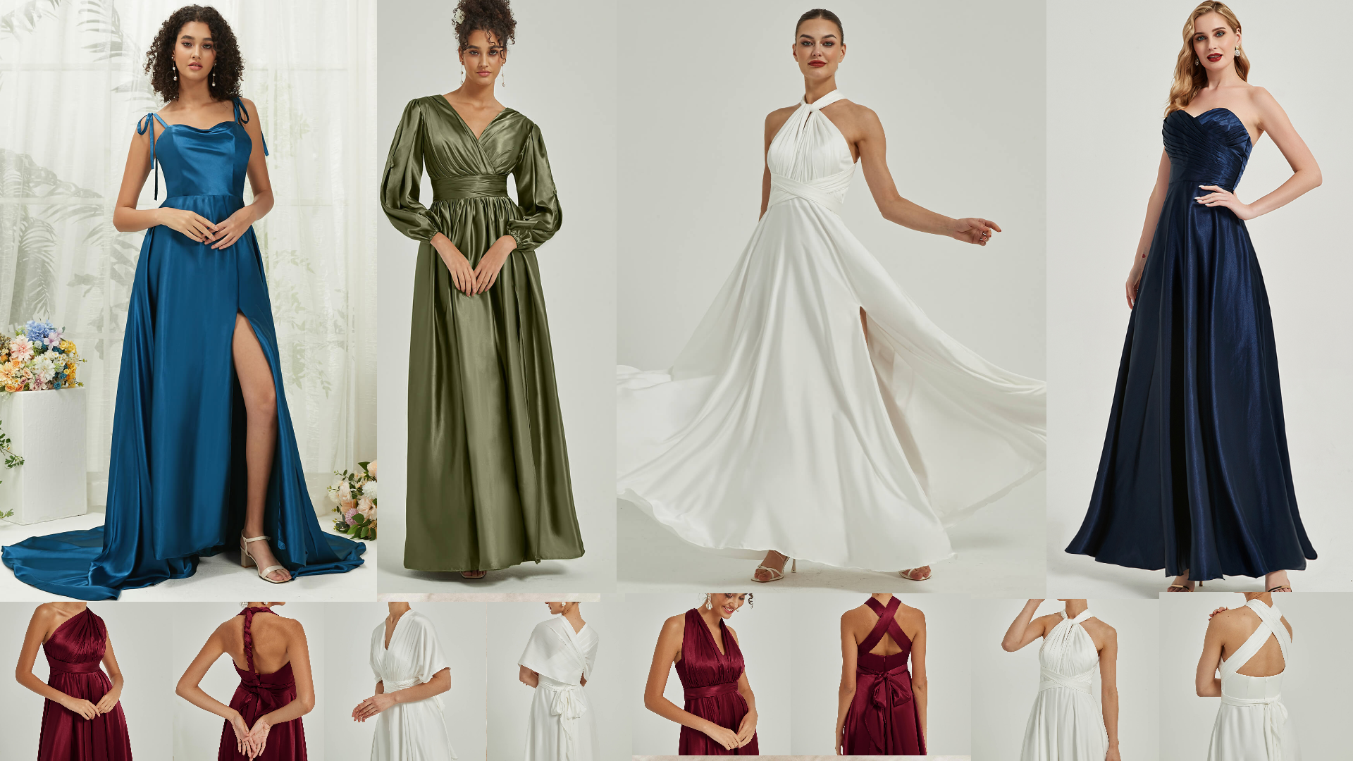 Satin Gowns for Women