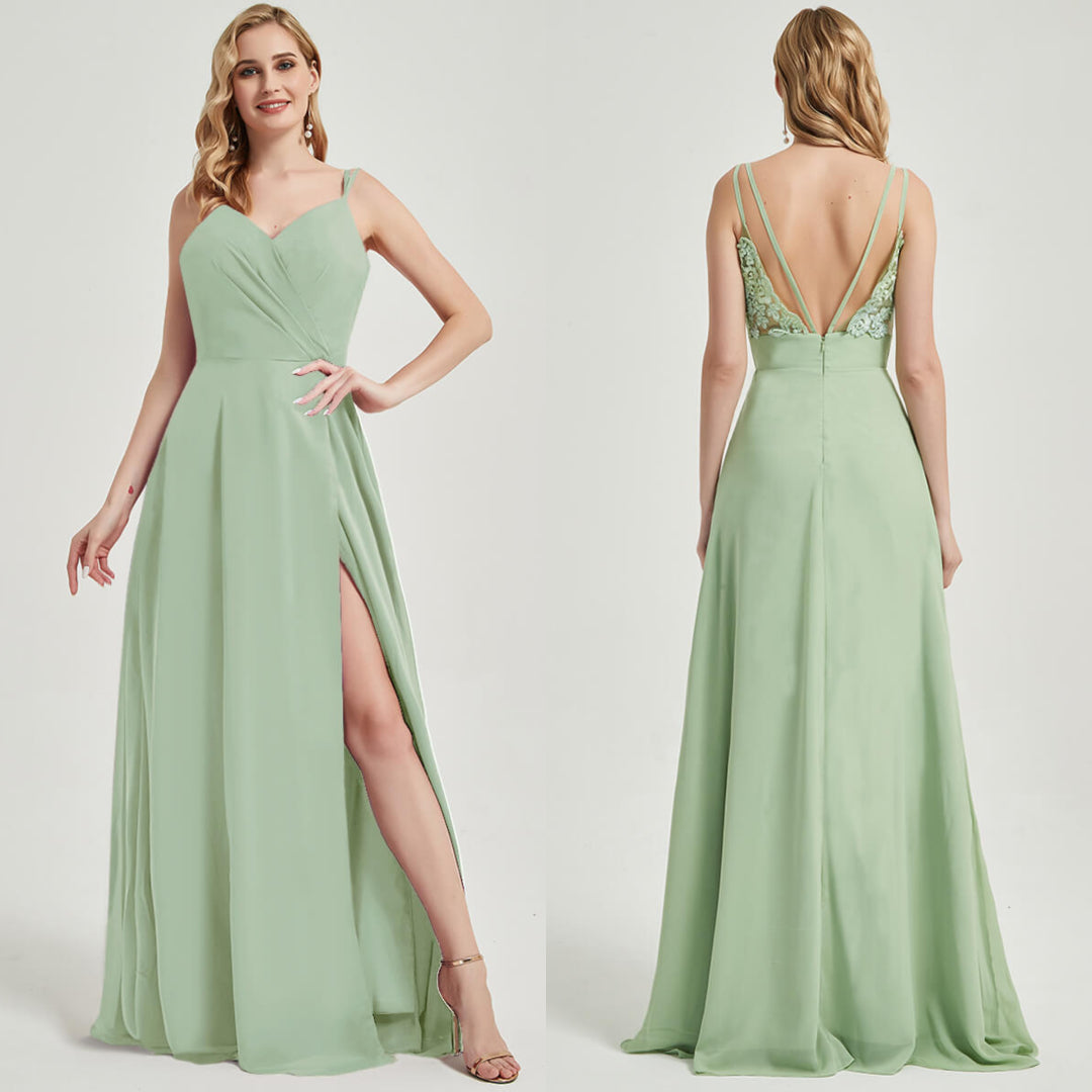 Sage Green Bridesmaid Dress Lace