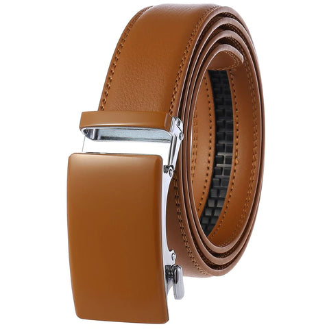 Leather buckle belt