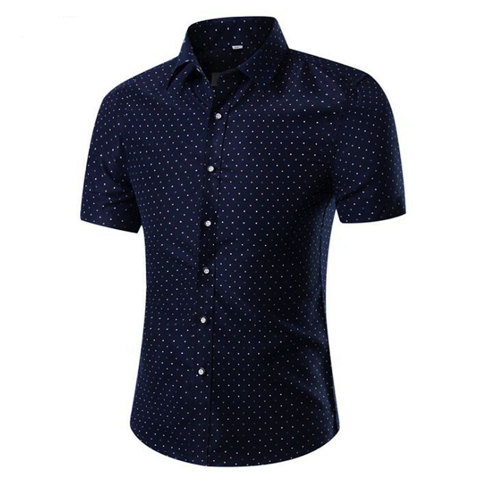 100 cotton short sleeve mens shirts