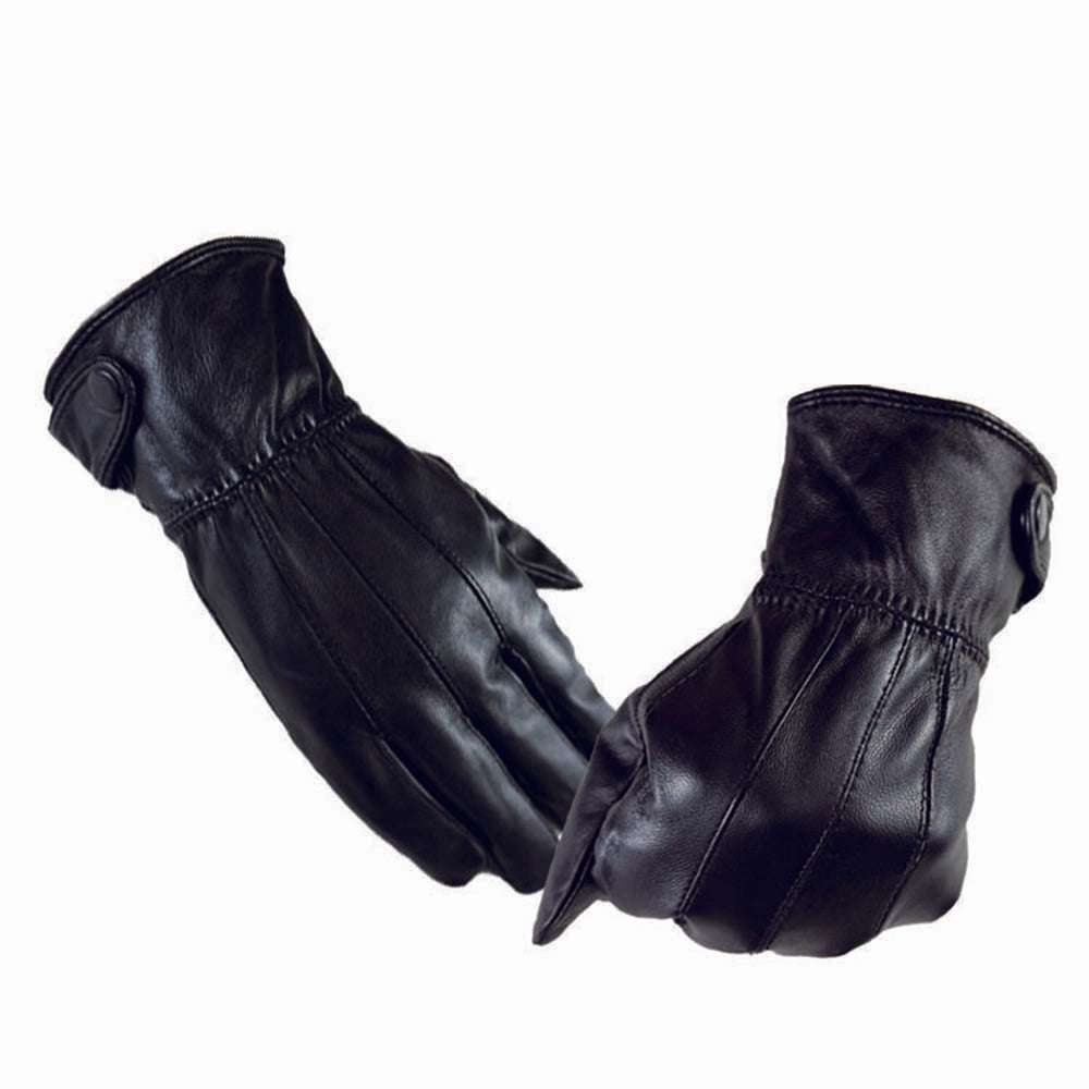 mens leather gloves touch screen