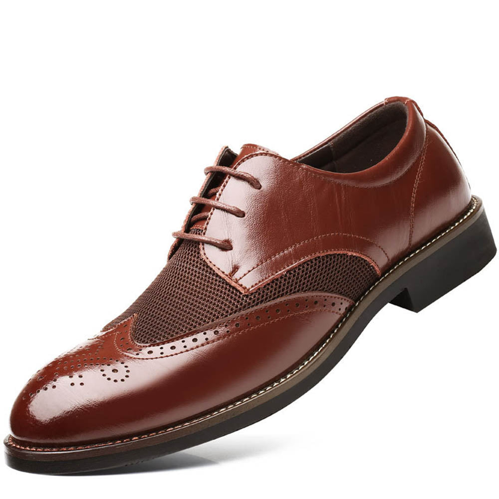 mens brown casual dress shoes