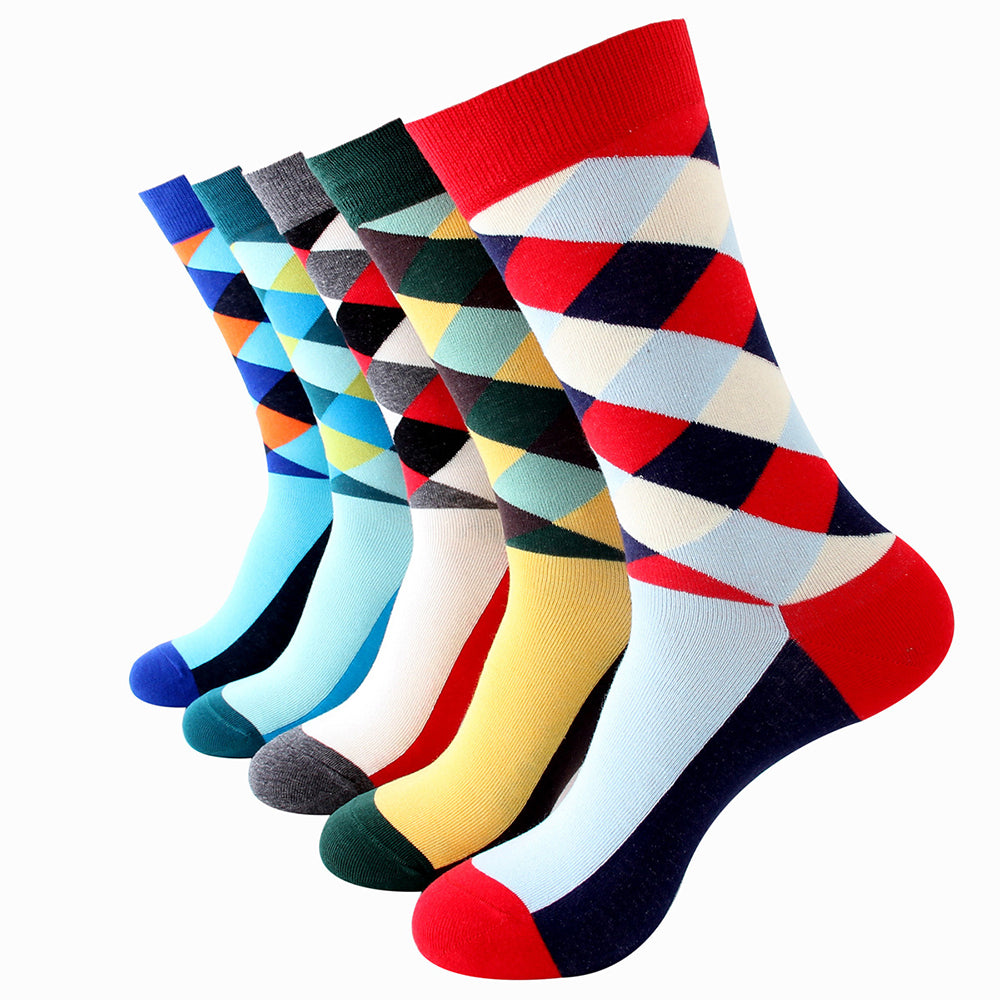 mens colored crew socks