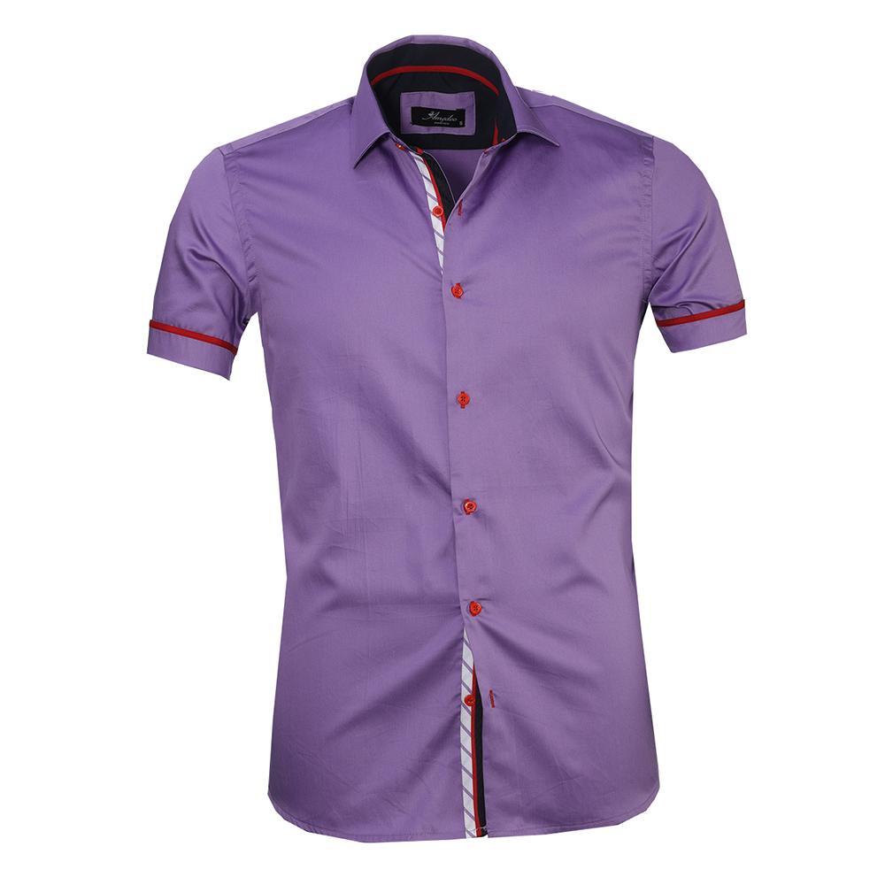 men's button down short sleeve dress shirts