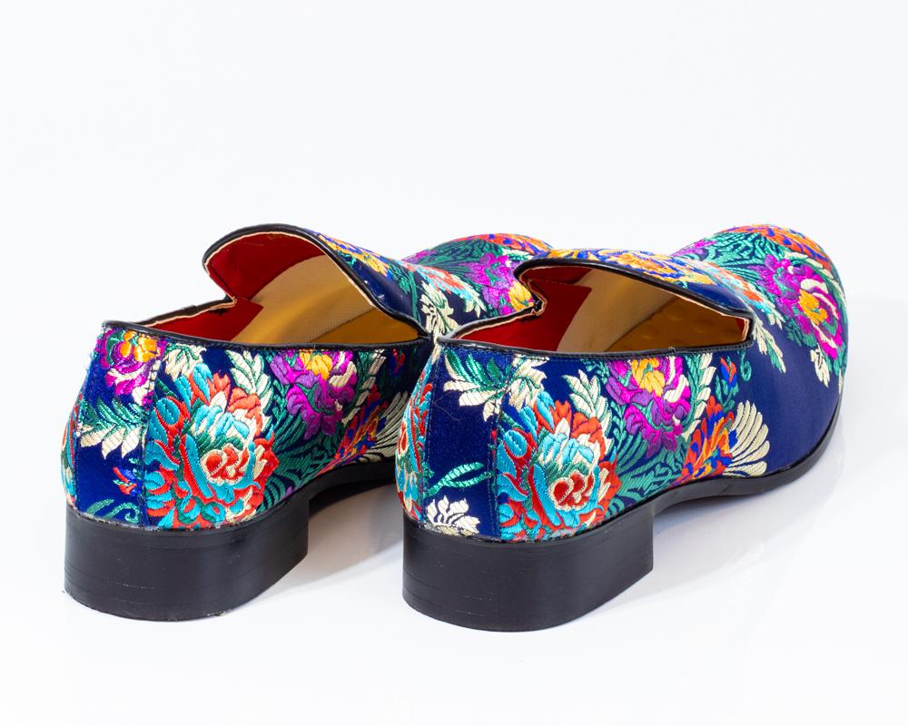 floral loafers