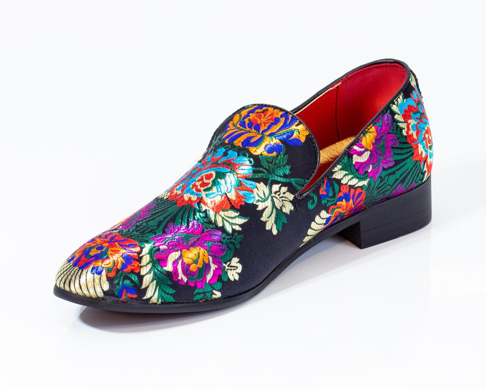 floral loafers