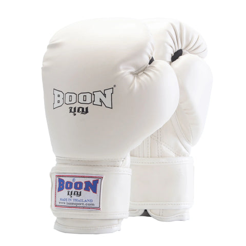 Kids white boxing gloves