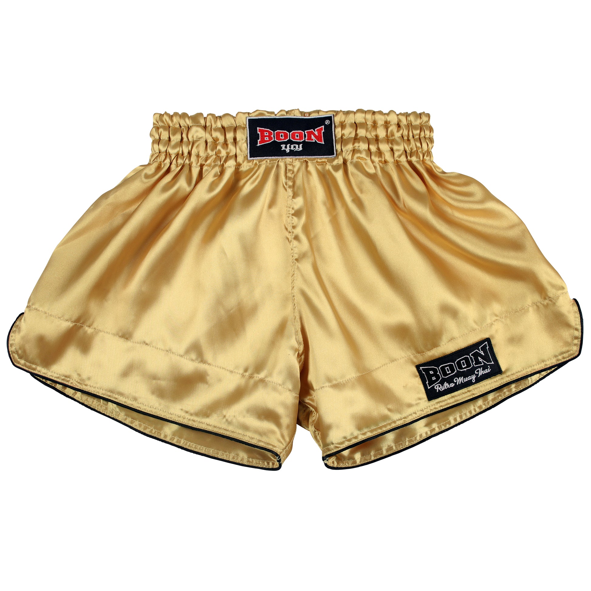 RSGO Retro Muay Thai Shorts GOLD – BOON Sport