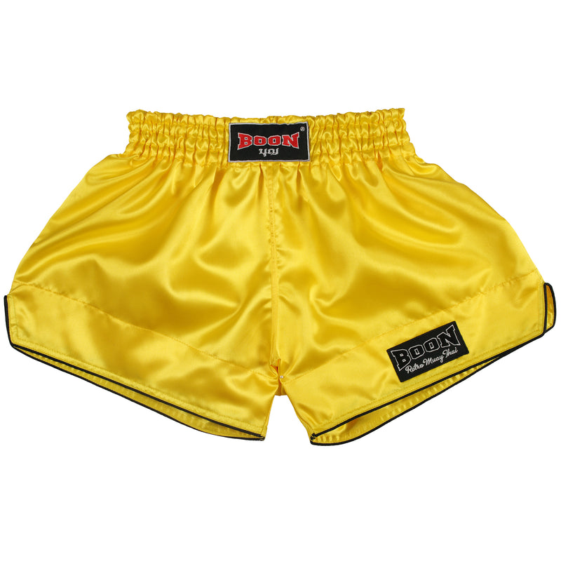 RSY Retro Muay Thai Shorts YELLOW – BOON Sport