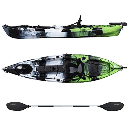 Elkton Outdoors Auklet Sit On Top Fishing Kayak, Multiple 