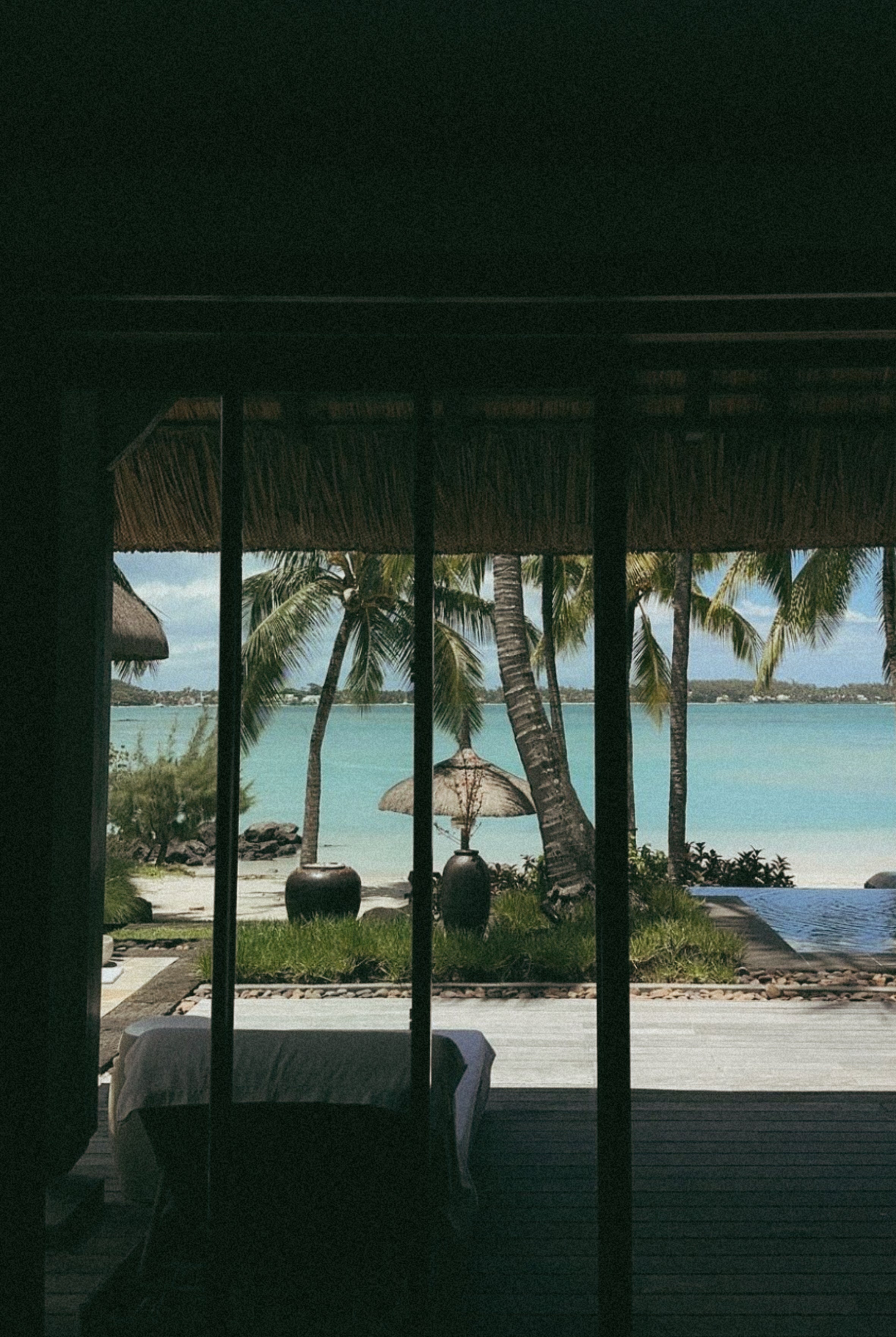 Sommer Swim girl on vacations in Shangri-La Mauritius