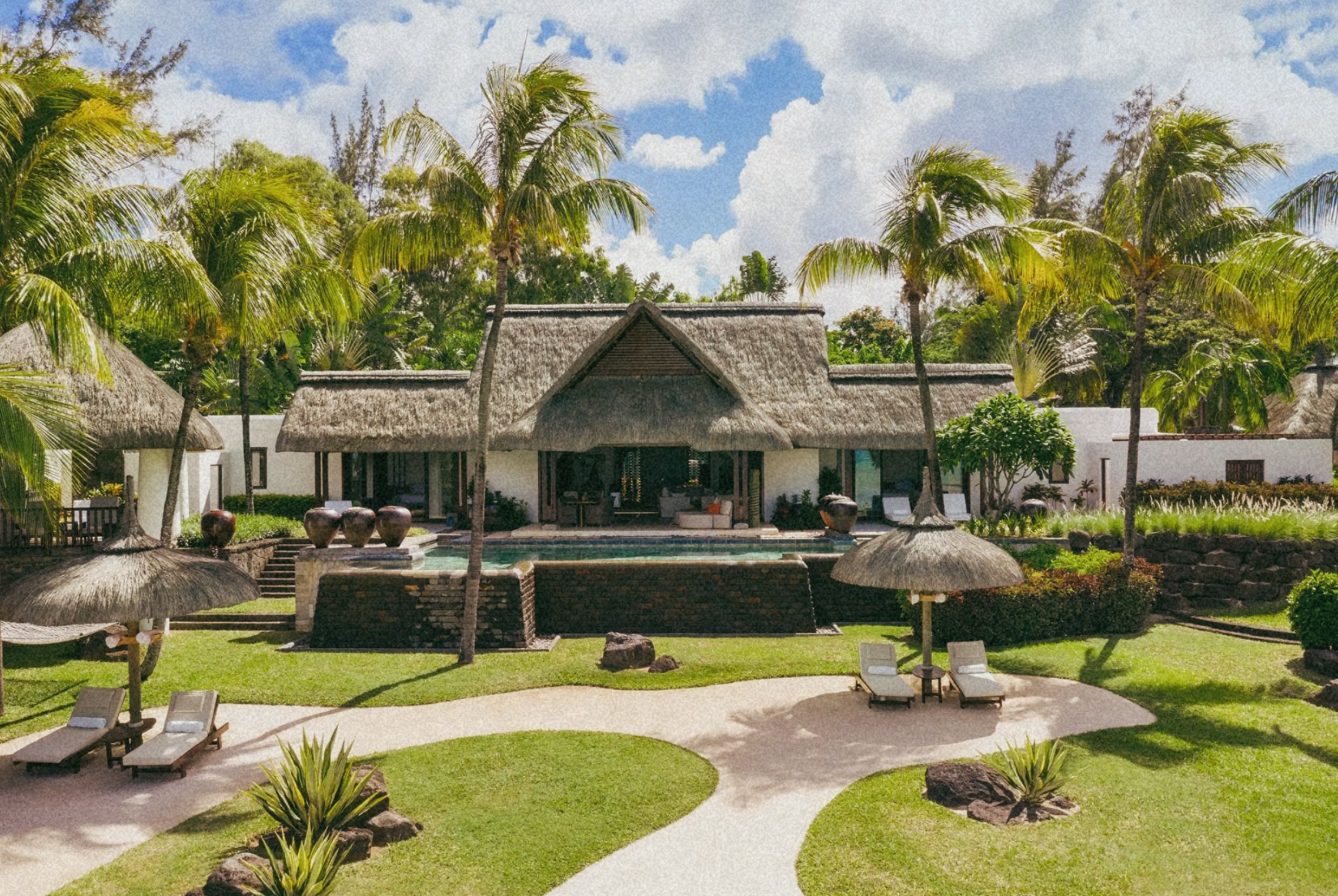 Sommer Swim girl on vacations in Shangri-La Mauritius