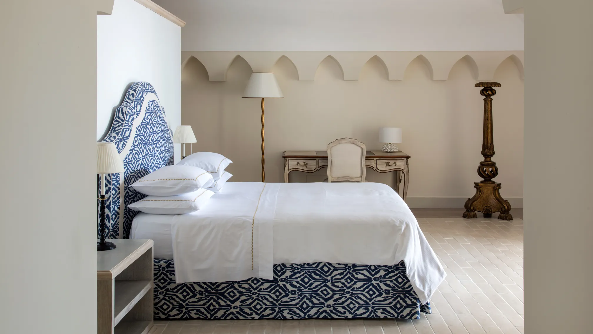 Elegant room at Mezzatorre Hotel & Thermal Spa, the 5-star hotel in Ischia