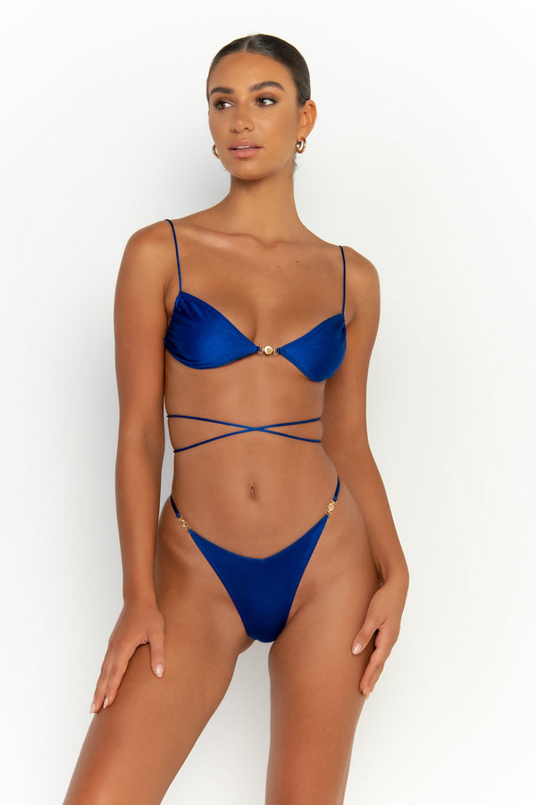 Royal Blue Underwire Bralette Top