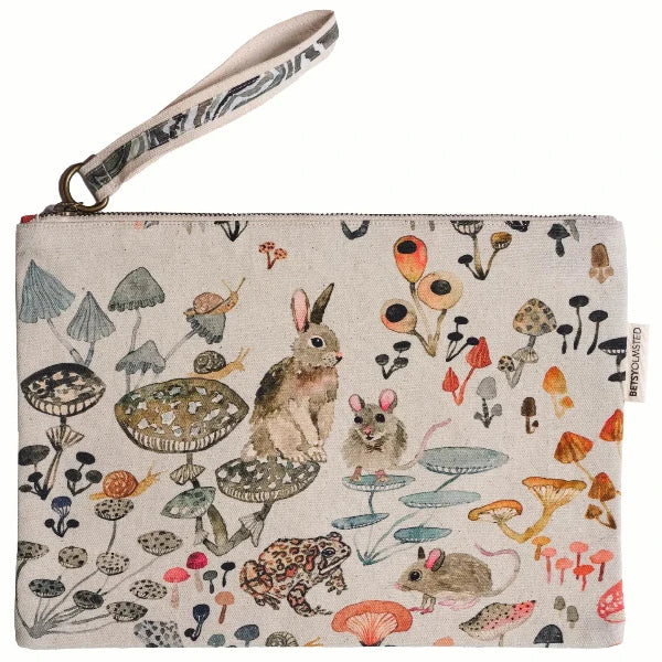 Mushroom Valley Flat Pouch