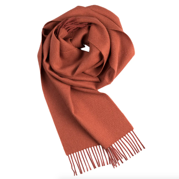 Baby Alpaca Scarf - Crimson