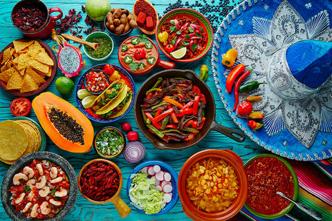 colorful and delicious Mexican cusine