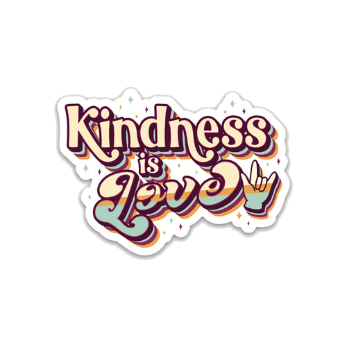 kindness is free sticker – BrightKind Creative