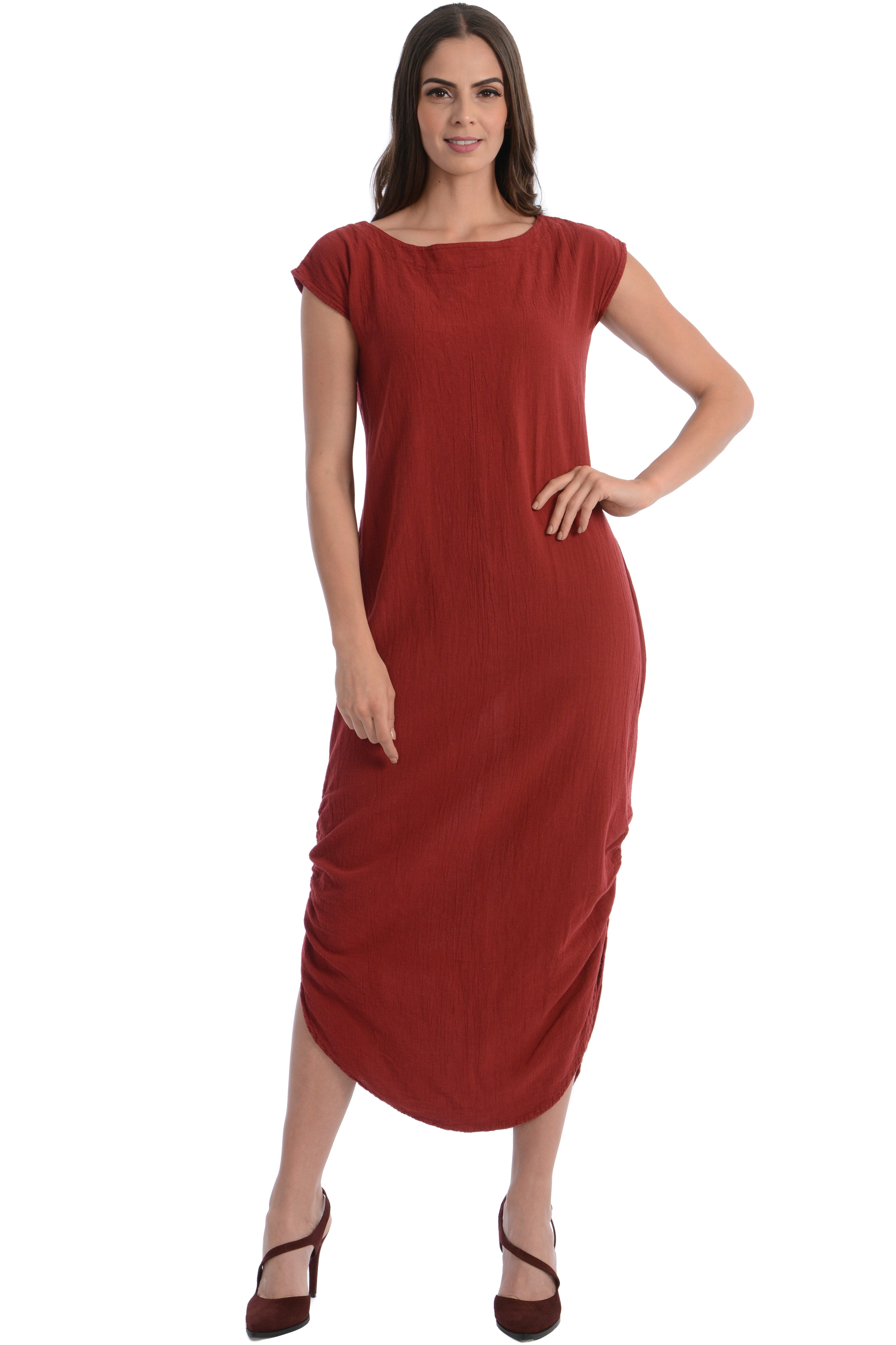 Red Ling Dress by Maria de Guadalajara | KAQE
