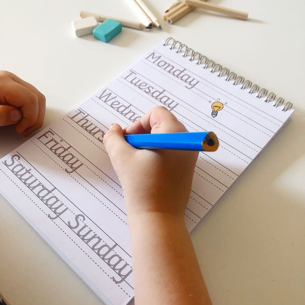 Children's Handwriting Practice Notebook (Pencil Cover