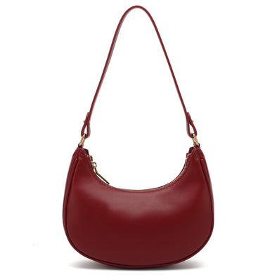 Multi Pocket Shoulder Bag H1407 - Burgundy