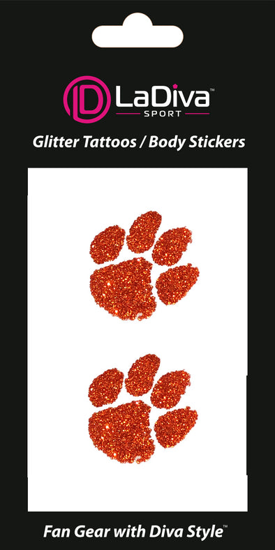 Clemson University Temporary Tattoo Ladivasport